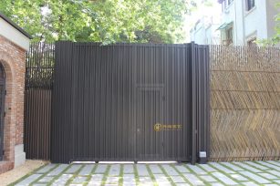 老洋房鐵藝電機平移門——092